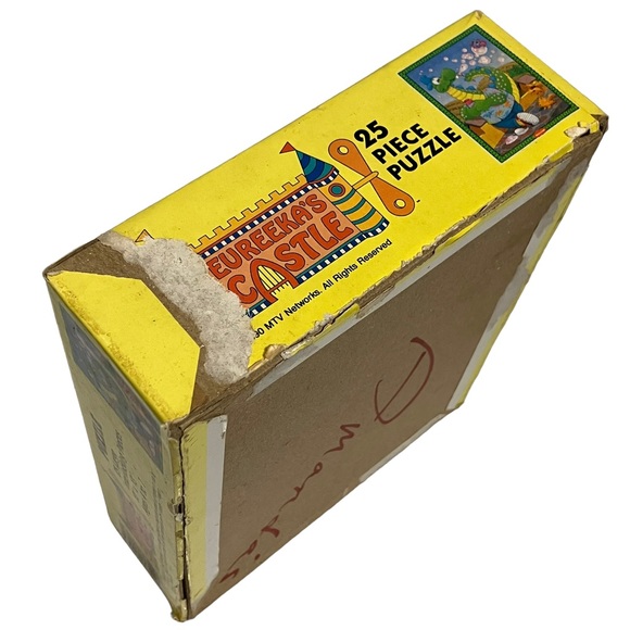 Eureeka's Castle 25 Pcs Golden Puzzle Magellan Cooey Nickelodeon 1990 Vintage - Picture 6 of 11